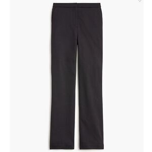 NWT J. Crew Factory Ponte Pant, size 8 (runs big), black, viscose/poly/elastane